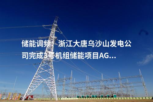 儲能調頻：浙江大唐烏沙山發電公司完成3號機組儲能項目AGC及一次調頻試驗