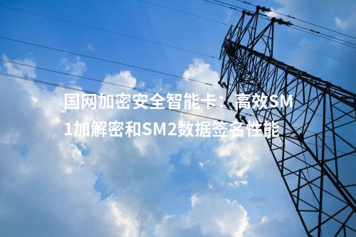 國網加密安全智能卡：高效SM1加解密和SM2數據簽名性能