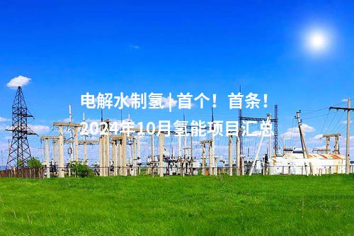 電解水制氫 | 首個！首條！2024年10月氫能項目匯總