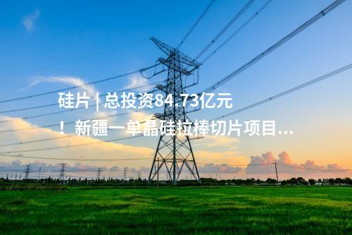硅片 | 總投資84.73億元！新疆一單晶硅拉棒切片項目正式落地