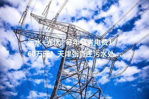 污水+光伏 | 每年節(jié)省電費(fèi)160萬元！天津張貴莊污水處理廠分布式光伏項(xiàng)目正式并網(wǎng)發(fā)電