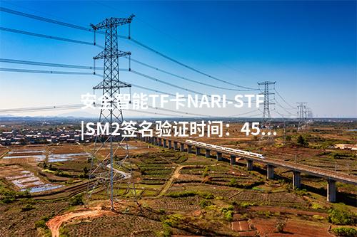 安全智能TF卡NARI-STF|SM2簽名驗證時間:450ms/次