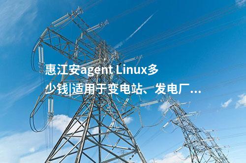 惠江安agent Linux多少錢|適用于變電站、發電廠等現場服務器。