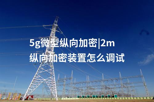 5g微型縱向加密|2m縱向加密裝置怎么調試