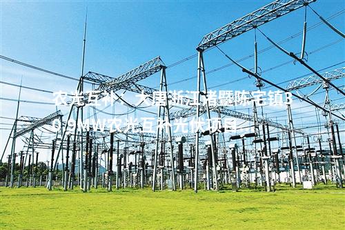 農光互補:大唐浙江諸暨陳宅鎮30.9MW農光互補光伏項目開工