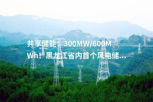 共享儲能:300MW/600MWh!黑龍江省內首個風電儲能項目開工