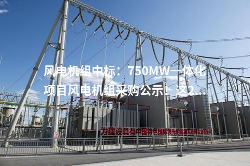 風電機組中標：750MW一體化項目風電機組采購公示！這2家整機商中標