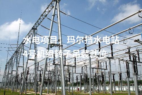 水電項目：瑪爾擋水電站4號機組轉子吊裝就位